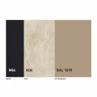 Extendable Dining Table to 2.8 m in Ceramic and Metal Legs - Paoluccio Viadurini