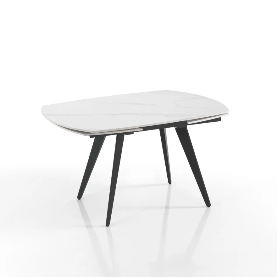 Extendable Table to 200 cm with Swivel Opening - Butego Viadurini