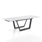 Extendable Table to 240 cm in Gray Steel - Bonito Viadurini