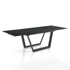 Extendable Table to 240 cm in Gray Steel - Bonito Viadurini