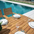 Extendable Table to 240 cm for the Garden Made of Acacia Wood - Sereno Viadurini