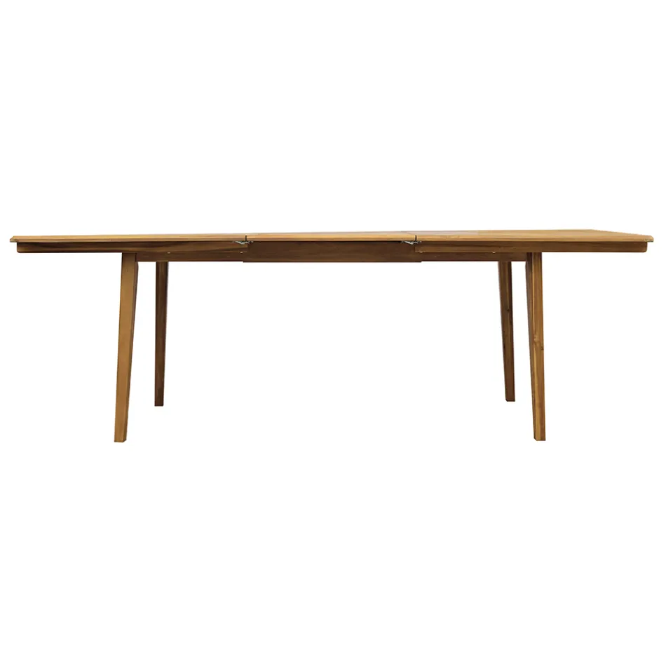 Extendable Table to 240 cm for the Garden Made of Acacia Wood - Sereno Viadurini
