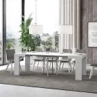 Extendable Table to 246 cm in Made in Italy Wooden Microparticles - Tree Viadurini