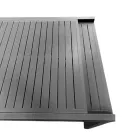 Extendable Table 270 cm Outdoor with Aluminum Frame - Sheet Viadurini