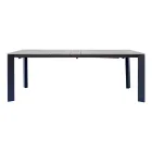 Extendable Table to 276 cm with Wood Effect Aluminum - Ovara Viadurini