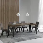Extendable table to 284 cm in different sizes and finishes Made in Italy - Beach Viadurini