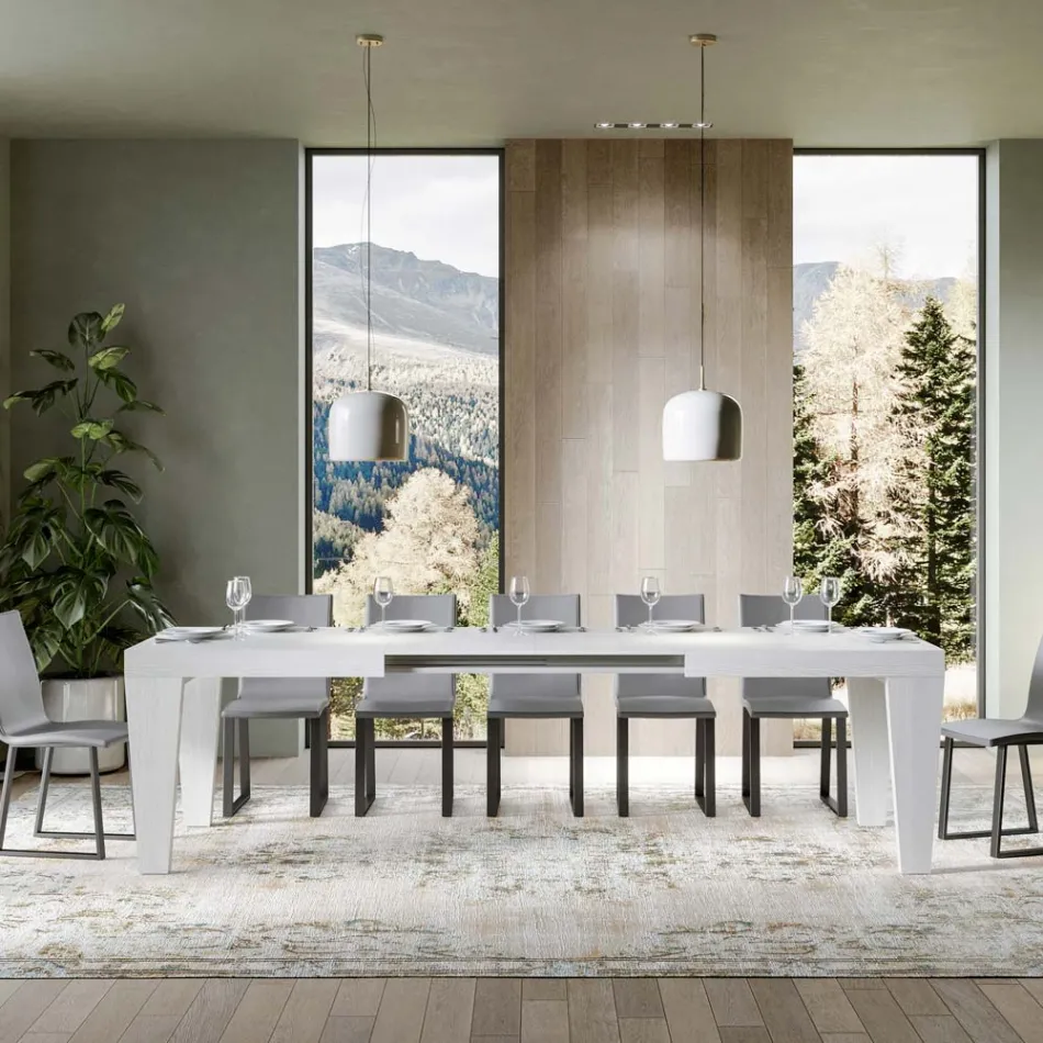 Extendable table to 440 cm Available in different finishes - Mountain Viadurini