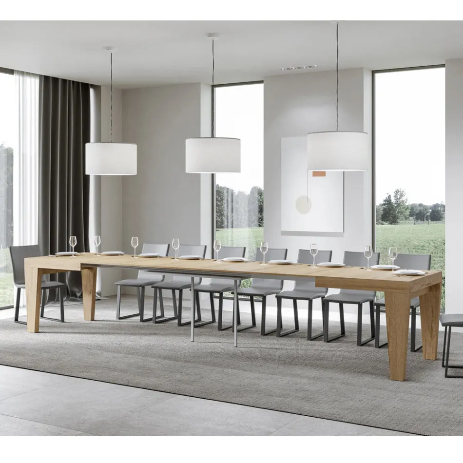Extendable table to 440 cm Available in different finishes - Mountain Viadurini