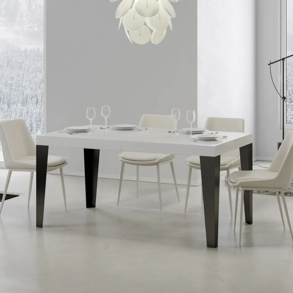 Extendable table to 440 cm in different sizes and finishes Made in Italy - Beach Viadurini