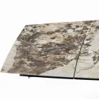 Extendable Barrel-shaped Table with Integrated Extensions Made in Italy - Grotta Viadurini