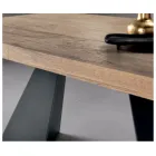 Extendable Table with Central Extension in Laminate - Aperol Viadurini