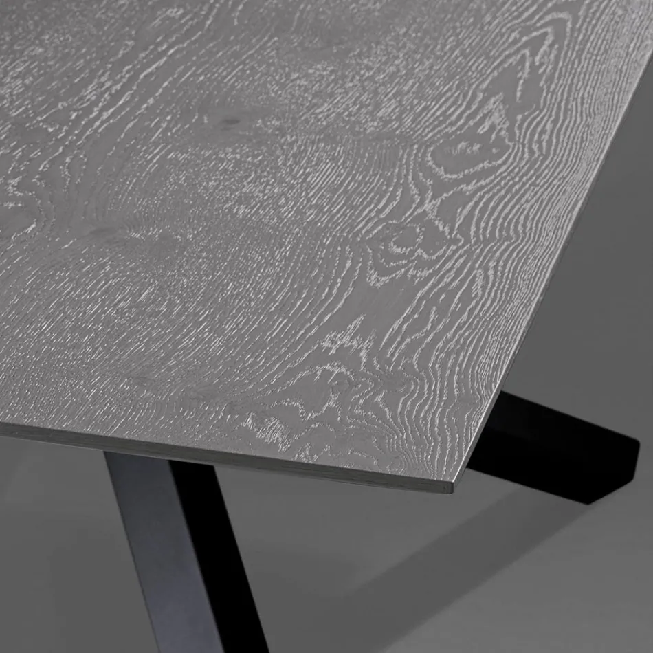 Extendable Table with S70 Legs Made in Italy - Sagi Viadurini