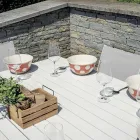 Extendable Table with Sliding Legs and Aluminum Slatted Top - Supernova Viadurini