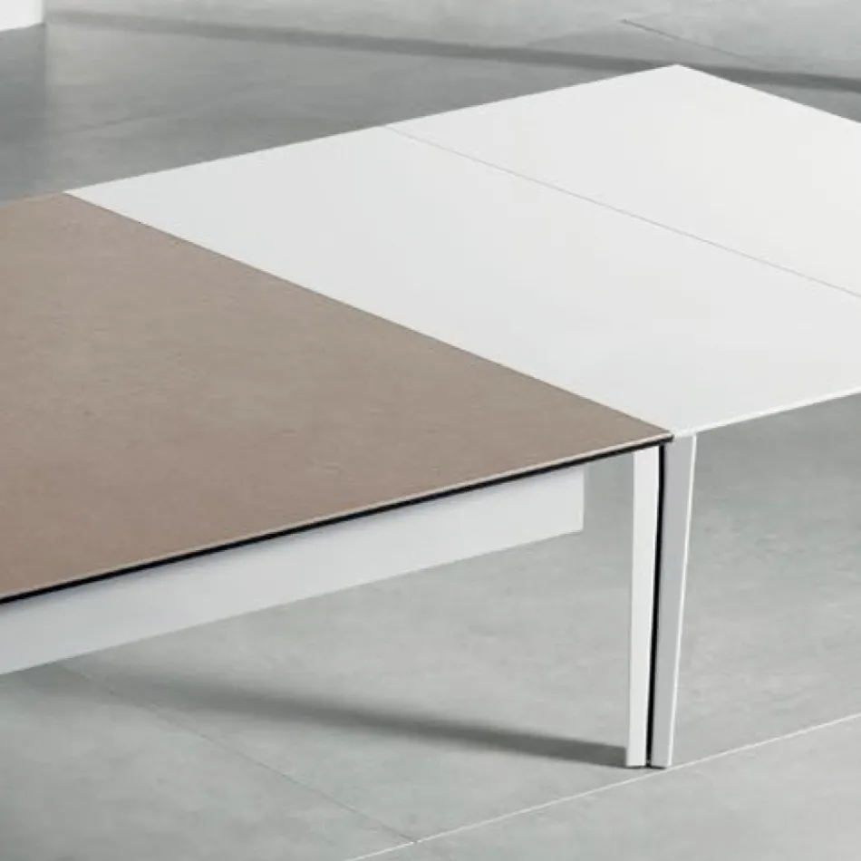 Fokos Terra Extendable Table with Glass Ceramic Top - Anise Viadurini