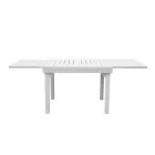 Outdoor Extendable Table with Aluminum Slatted Top - Supernova Viadurini