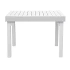 Outdoor Extendable Table with Aluminum Slatted Top - Supernova Viadurini