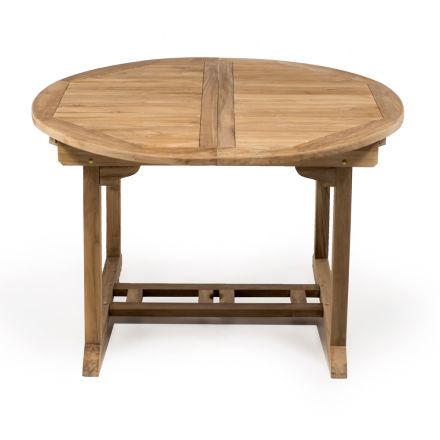 Extendable Garden Table in Natural Teak - Yggdrasil Viadurini