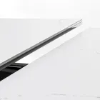 Extendable Dining Table 240 cm Glass and Ceramic Top - Barone Viadurini