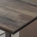 Extendable Dining Table in Wood and Metal up to 280 cm - Gallotto Viadurini