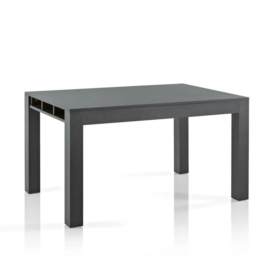 Extendable Living Room Table in Melamine Made in Italy - Ondine Viadurini
