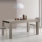 Extendable Living Room Table in Melamine Made in Italy - Ondine Viadurini