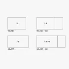 Extendable Living Room Table in Melamine Made in Italy - Ondine Viadurini