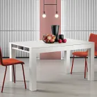 Extendable Living Room Table in Melamine Made in Italy - Ondine Viadurini