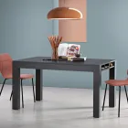 Extendable Living Room Table in Melamine Made in Italy - Ondine Viadurini