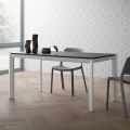 Extendable Table Up to 240 cm Top in Laminam Made in Italy - Filiberto
