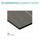 Extendable Table Up to 300 cm Laminated HPL Top Made in Italy - Bastiano Viadurini