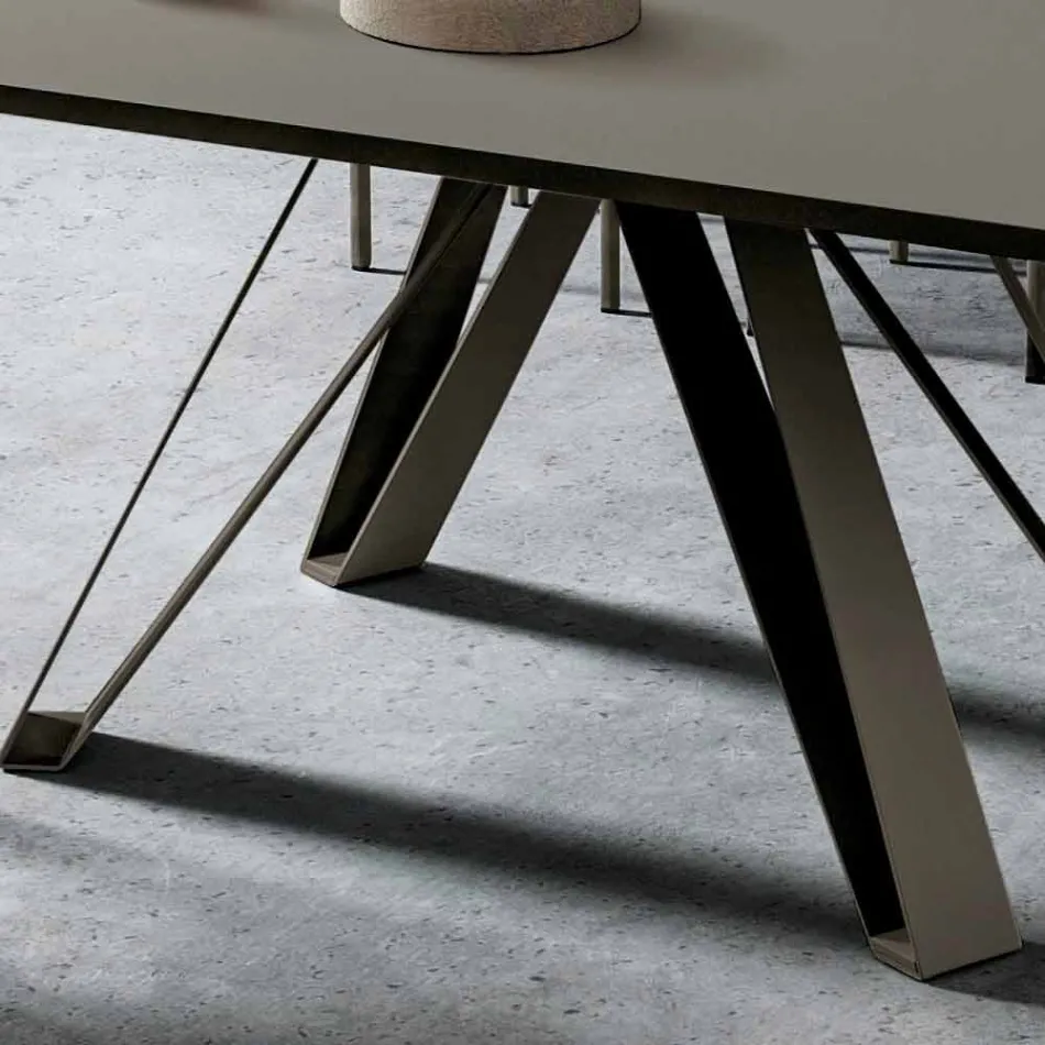 Extendable Table Up to 280 cm in Fenix Made in Italy, Precious - Aresto Viadurini