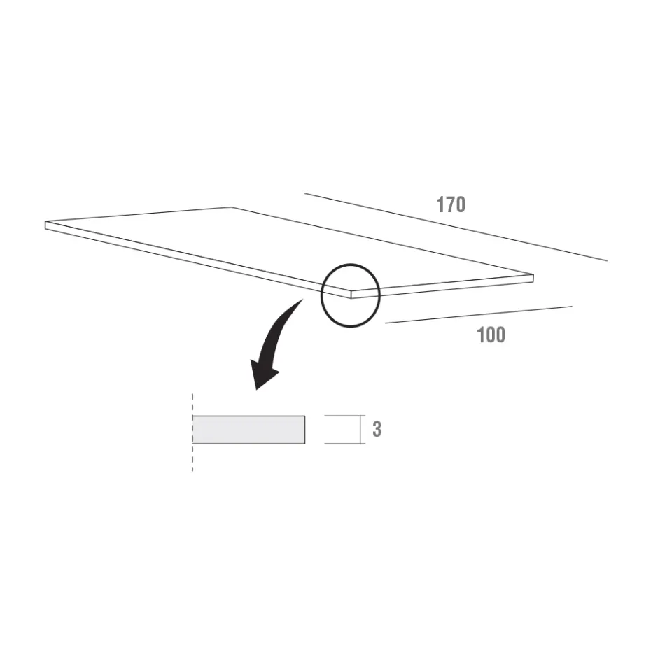 Extendable Table Up to 280 cm in Fenix Made in Italy, Precious - Aresto Viadurini