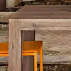 Extendable table up to 300 cm modern design in Oky melamine Viadurini