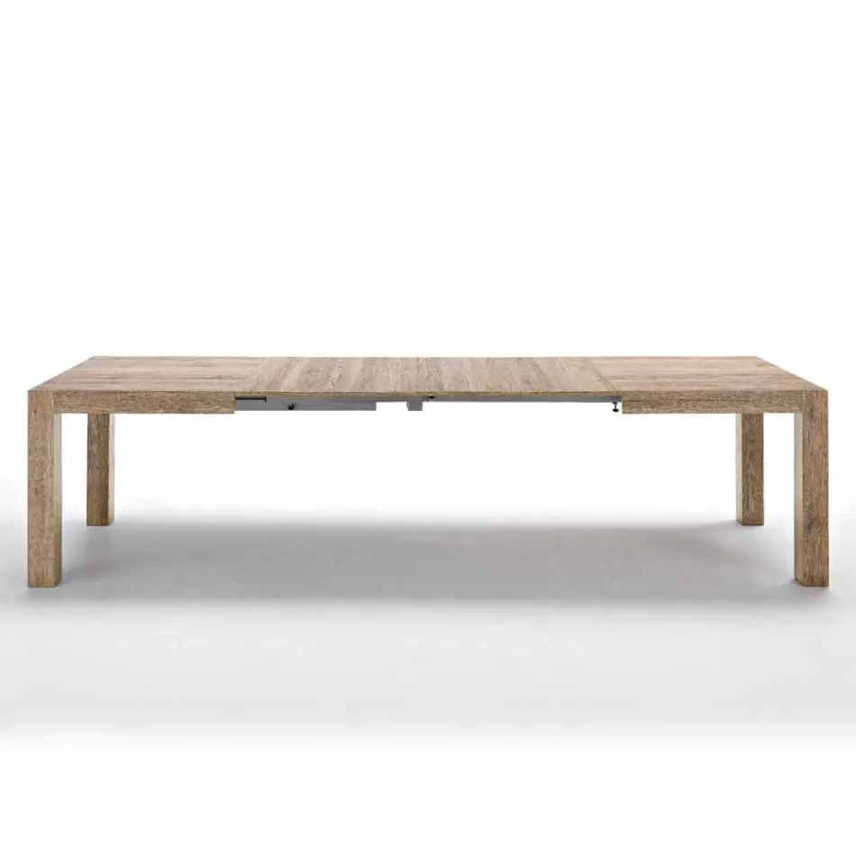 Extendable table up to 300 cm modern design in Oky melamine Viadurini