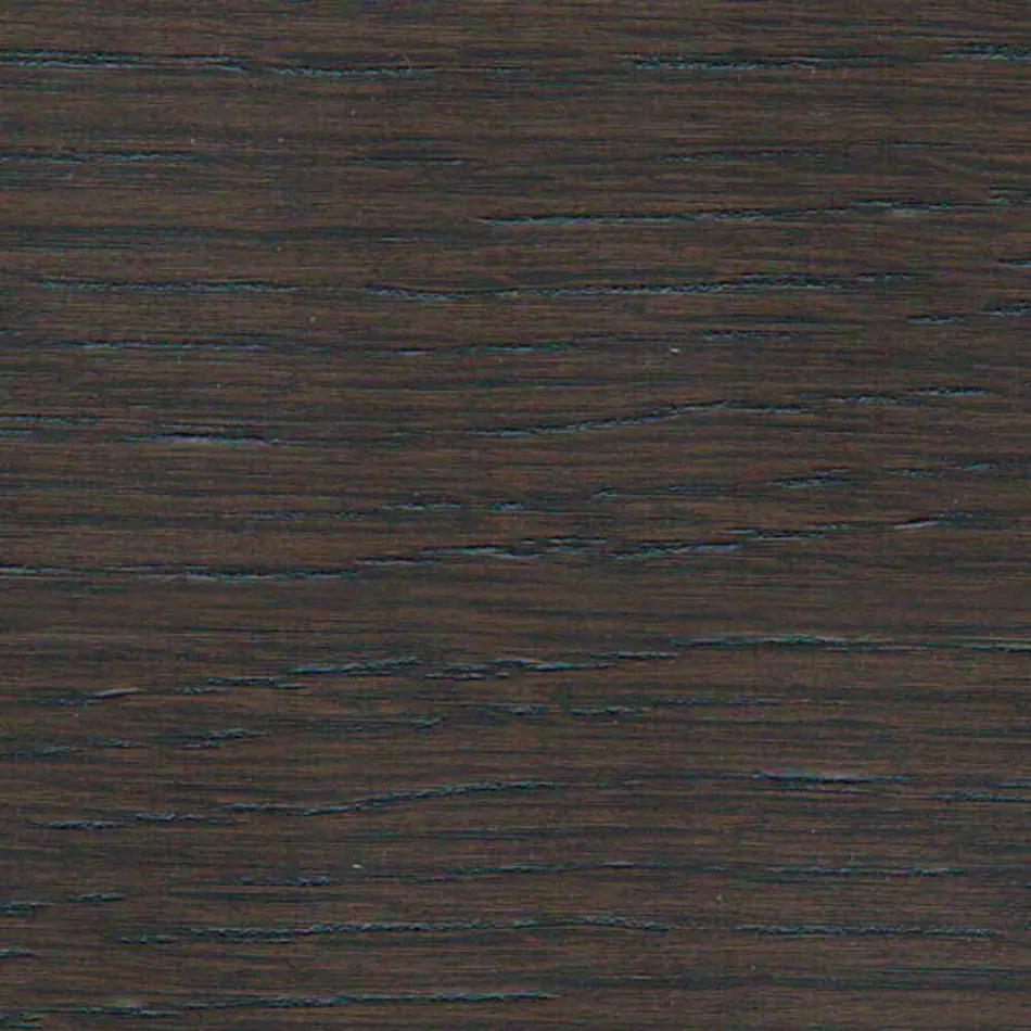 Extendable table in ash wood with lateral bands painted gray - Ketla Viadurini