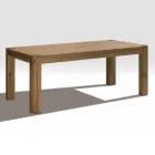 Extendable table in blockboard and square legs Made in Italy - Rillian Viadurini