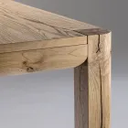 Extendable table in blockboard and square legs Made in Italy - Rillian Viadurini