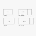 Extendable Melamine Table of Different Finishes Made in Italy - Lily Viadurini