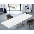 Modern Extendable 14-Seater Table with Laminate Top Made in Italy - Ezzellino Viadurini