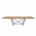 Modern Extendable Table 14 Seats with Laminated Top Made in Italy - Ezzellino 