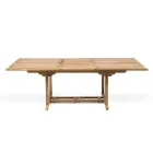 Extendable Outdoor Table in Teak of Various Sizes - Yggdrasil Viadurini