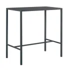 Garden High Table in Galvanized Steel Made in Italy - Vesna Viadurini