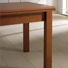 Classic Extendable Table in Artisan Wood Veneer - Karim Viadurini