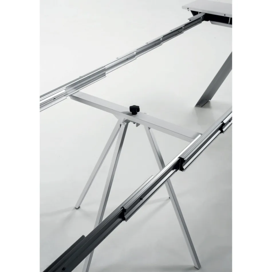 Extendable Console Table up to 325 cm in Made in Italy Laminate - Dalmatian Viadurini