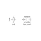 Extendable Console Table in Veneered Wood Made in Italy - Gordito Viadurini