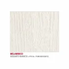 Kitchen Table with Melamine Top and Metal Base Made in Italy - Spilla Viadurini