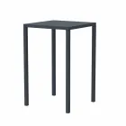 Square Bar Table in Painted Metal Made in Italy - Cuba Viadurini