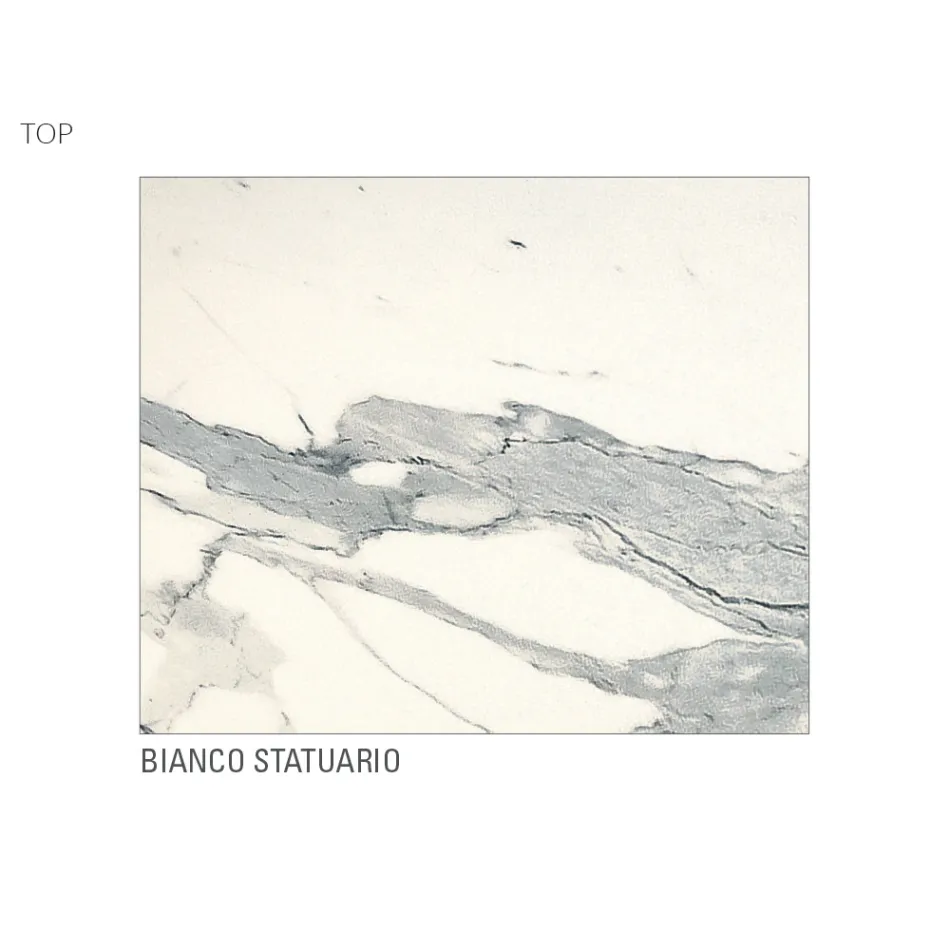 Kitchen Table with Laminam Top Made in Italy, High Quality - Lingotto Viadurini