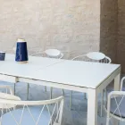 Outdoor Table Extendable to 250 cm in Metal Made in Italy - Beverly Viadurini