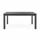 Extendable Outdoor Table Up to 160 cm in Aluminum Homemotion - Andries Viadurini
